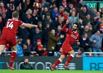 بالفيديو محمد صلاح يتقدم لليفربول ويحقق رقم قياسي متصدر ا هدافي البريمرليج