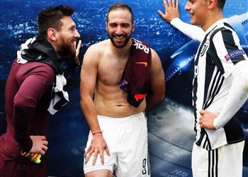 ميسي مجتمعا بديبالا لقاء أرجنتيني في تورينو