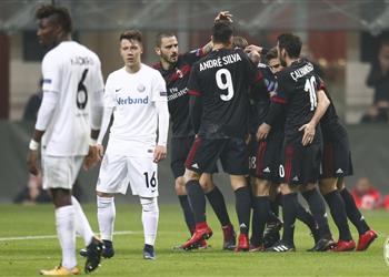 ميلان يقلب الطاولة على اوستريا فيينا بخماسية ويتأهل لدور الـ32 بالدوري الأوروبي