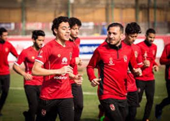 مران الاهلى تدريبات للمستبعدين من مباراة الداخلية وتأهيل الثلاثي المصاب