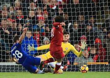 ماذا قال مينيوليه عن محمد صلاح بعد التعادل أمام تشيلسي