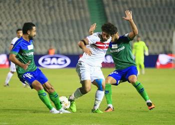 فيديو المقاصة يقسو على الزمالك بثلاثية في ليلة تألق الشحات