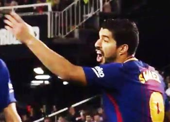 صحيفة إسبانية تكشف سباب سواريز تجاه حكم برشلونة وفالنسيا