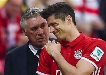 ليفاندوفيسكي يلقي باللوم على أنشيلوتي