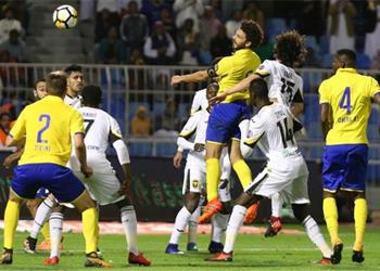 حسام غالي ي شارك في فوز النصر على الفتح بثلاثية