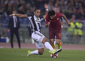 م حترفين صلاح يصنع الهدف الثالث لروما أمام يوفنتوس