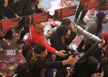 حسام غالي يصل الاهلى للمشاركة في الانتخابات