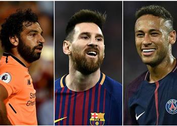 شبكة عالمية محمد صلاح ينافس ميسي ورونالدو على الكرة الذهبية