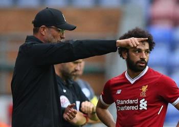 كلوب يرد على تعليقات جماهير ليفربول بعد جلوس محمد صلاح بديلا