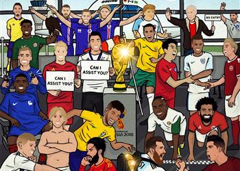 بليتشر ريبورت محمد صلاح وماني أبطال سباق المونديال