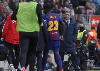 بالفيديو برشلونة يتلقى صدمة قوية بمدة غياب أومتيتي قبل مواجهة ريال مدريد