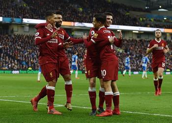 بالفيديو محمد صلاح يساهم في صناعة هدف ليفربول الثاني أمام برايتون