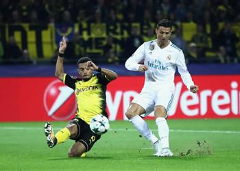 رونالدو يقود هجوم ريال مدريد في مواجهة دورتموند بدوري الأبطال