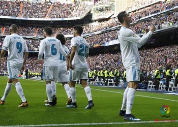 بالفيديو ريال مدريد يمزق شباك إشبيلية بخماسية في ليلة عودة رونالدو