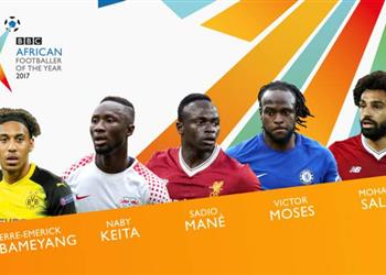 رسمي ا محمد صلاح يفوز بجائزة BBC لأفضل لاعب إفريقي لـ2017