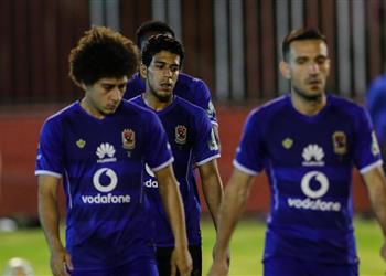 مران الأهلي الرباعي المصاب يتدرب في الجيم