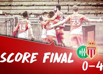 بالفيديو موناكو يواصل الضغط على باريس سان جيرمان ويكتسح سانت إتيان برباعية