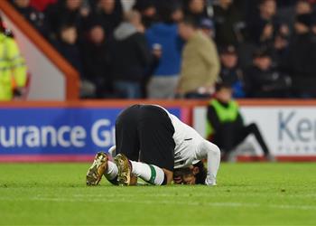 فيديو محمد صلاح يسجل وليفربول يعبر بورنموث برباعية