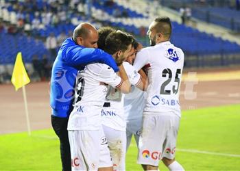 فيديو الزمالك يضرب الاتحاد بهدف في الشوط الأول