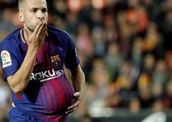 ألبا يغيب عن تدريبات برشلونة قبل الكلاسيكو