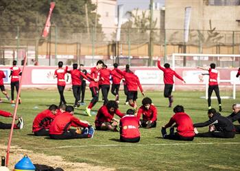 مران الأهلي سعد سمير يبدأ الجري راحة لـ نجيب والثلاثي المصاب يعود للتدريبات الجماعية