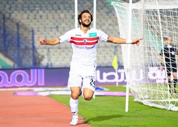 مران الزمالك محمود علاء يخوض تدريبات تأهيلية