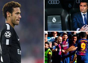 كلاسيكو الأرض برشلونة يتفوق بعد رحيل نيمار