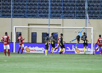 فيديو الأهلي يتقدم ودجلة يباغت الشناوي بهدف مفاجئ