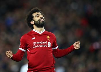 ماذا قال حساب دوري أبطال أوروبا عن هدفي محمد صلاح أمام ليستر سيتي