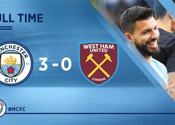 بالفيديو مانشستر سيتي يهز شباك وست هام بثلاثية ودي ا