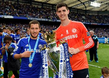 كورتوا ينهي الجدل حول انتقاله مع هازارد إلى ريال مدريد