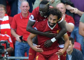 استقبال حافل من جماهير ليفربول لمحمد صلاح وماني في غانا