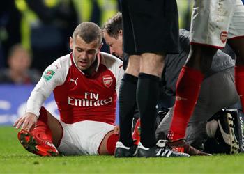 بالصور إصابة جديدة تضرب لاعب أرسنال في نقطة ضعفه
