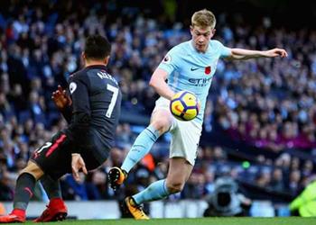 دي بروين يلمح لاقتراب سانشيز من مانشستر سيتي