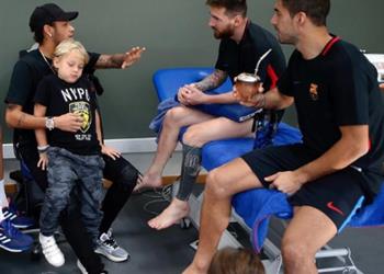 إدارة برشلونة غاضبة من زيارة نيمار