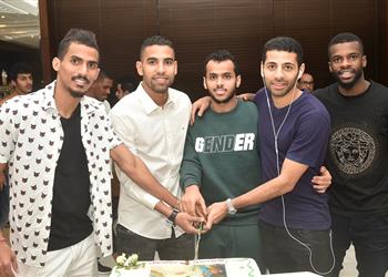 أهلي جدة يحتفل بمولود مؤمن زكريا