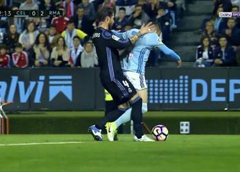 تحكيم_الليجا موندو ديبورتيفو الكتالونية تتفق مع نظيرتها سبورت خطأ فاحش من حكم ريال مدريد وفيجو أسباس لم يستحق الطرد وراموس تسبب في ذلك