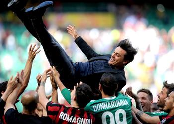 مؤتمر مونتيلا فخور بموسم ميلان وسعيد بالتأهل إلى الدوري الأوروبي