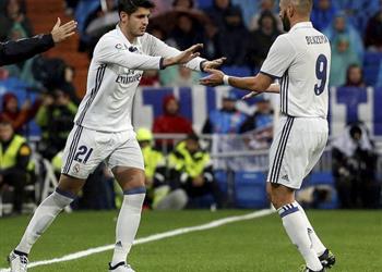 تصريحات موراتا ي فضل اللعب بجانب كوستا عن بنزيما بسبب اللغة