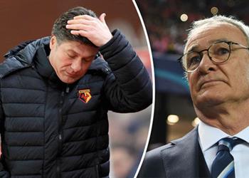 ميركاتو المدربين واتفورد قد يعيد رانيري لمنصة التدريب بالبريمرليج مجددا