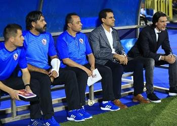 نيبوشا يواسي لاعبي الزمالك عقب التعادل مع الإنتاج