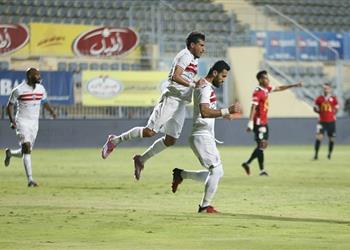 باسم مرسي يعزز تقدم الزمالك على الجيش بالهدف الثاني