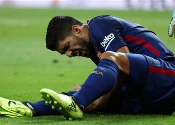 سواريز يثير مخاوف برشلونة بإصابة مرتقبة