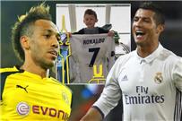 أوباميانج يوجه الشكر لكريستيانو بعدما جعل طفله سعيدا