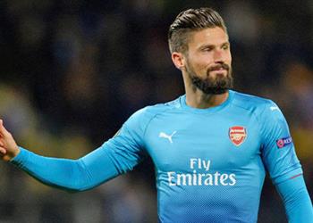 جيرو فخور بتسجيل 100 هدف بقميص أرسنال