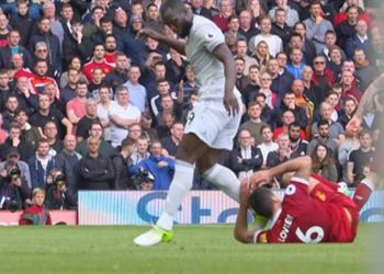 لوفرين لوكاكو تعمد ركلي بخشونة