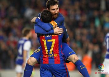 نتائج_الليجا برشلونة يستعد ليوفنتوس بثلاثة أهداف في شباك سوسيداد ويواصل مطاردة ريال مدريد