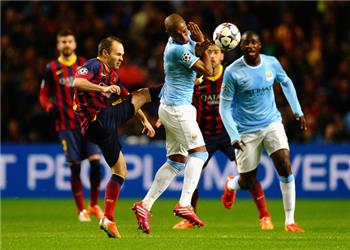 تشكيل_الشامبيونز الـ MSN يقود برشلونة لمواجهة دي بروين ور فاقة في غياب أجويرو