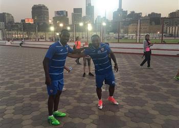 مران الزمالك تدريبات تأهيلية لـ أوباما والثلاثي الإفريقي