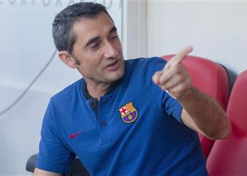 فالفيردي يدافع عن أداء برشلونة أمام جيمناستيك